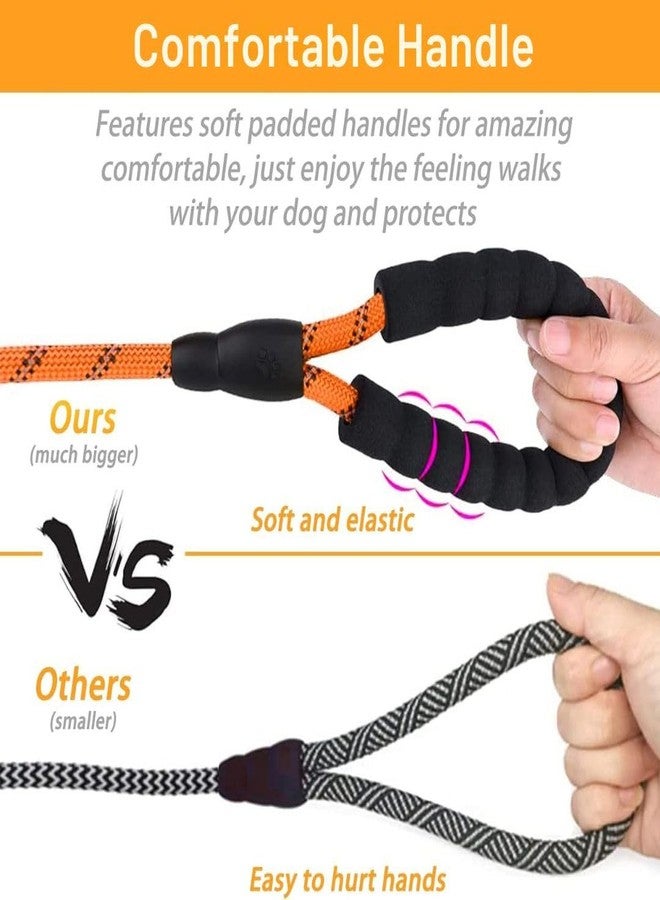 PET FUN طوق كلاب من النايلون المتين من بيت فن | عاكس للضوء لضمان السلامة الليلية | مقبض مبطن مانع للانزلاق | طوق قوي للكلاب الصغيرة والمتوسطة والكبيرة | حبل مانع للشد للمشي والتدريب (متعدد الألوان، 15 مم) - Image 3